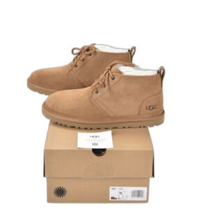 Ugg Plush Neumel Chukka Boot Chestnut Lace Up Women's Boot Size 11 LNIB
